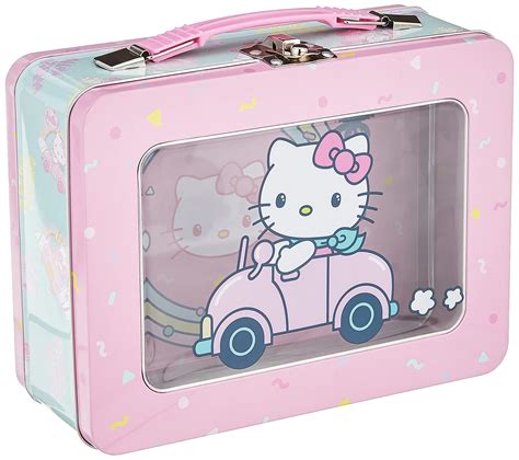 Buy The Tin Box Company Hello Kitty Xl Tin Lunchbox With Window Pink