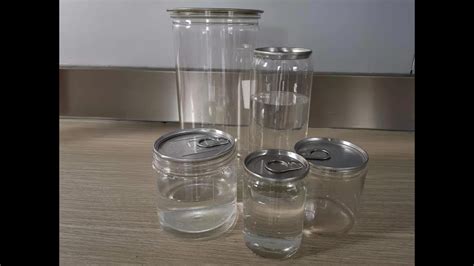 Fh Flv30 Automatic Transparence Jar Pet Can Seamer Machine Plastic Can