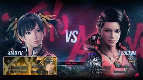 Xiaoyu Narcissus Vs Azucena Mergedpoison Tekken Closed Beta