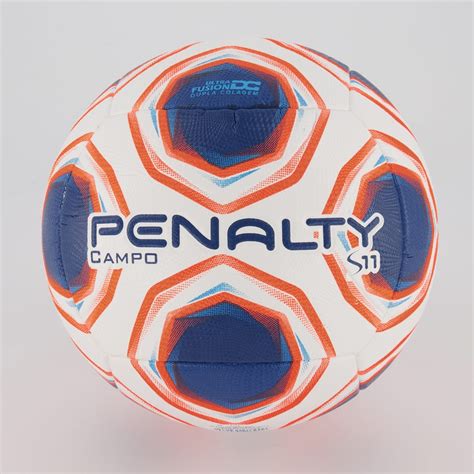 Bola Penalty S11 R2 XXI Campo Branca E Laranja FutFanatics