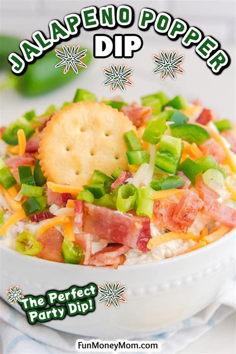 Cold Jalapeno Popper Dip With Bacon Fun Money Mom