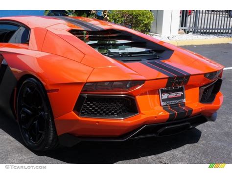 Arancio Argos Red Orange Lamborghini Aventador Lp