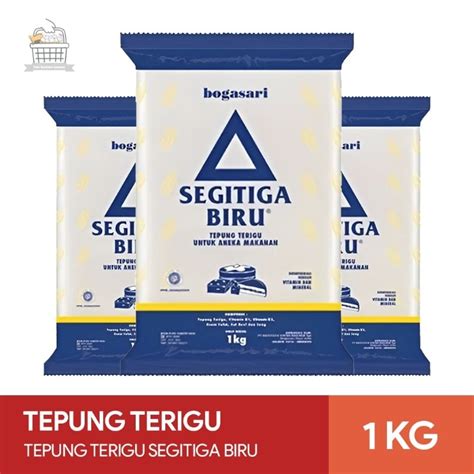 Jual Tepung Terigu Segitiga Biru 1kg Tepung Terigu Segitiga Biru