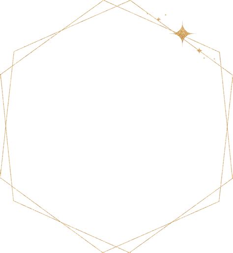 Gold Glitter Frame 38073150 Png