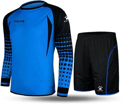 Kelme Padded Goalkeeper Uniform Men Soccer Goalie Shirts And Shorts