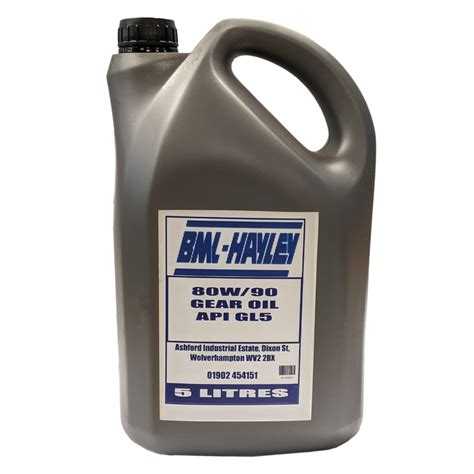 BML Hayley Hydraulic Oil 80W 90 5ltr Flexi A Narrow Aisle Company