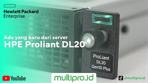 Review Hpe Server Proliant Dl20 Gen 10 Plus Youtube