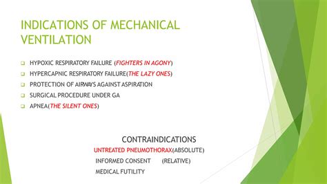 Basics Of Mechanical Ventilation Pptx