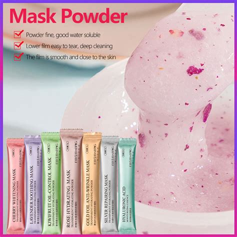 Hydrojelly Mask Collagen Rose Hyaluronic Acid Soft Masks Powder Anti