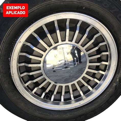 Calota Centro Roda Opala Ralinho Caravan Comodoro Cromado Ferkautoparts