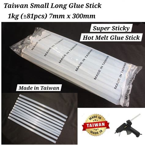 Taiwan Long Hot Melt Glue Stick Small Mm X Mm Original Transparent Glue Stick Taiwan