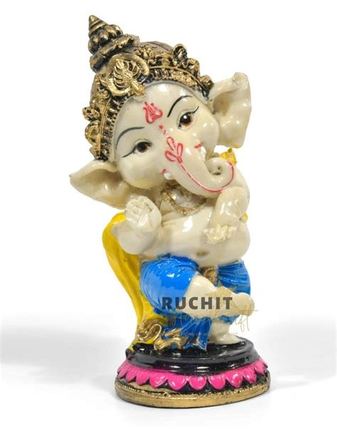 Multicolor Standing Resin Ganesh Statue Temple At Rs 110 In Jaipur