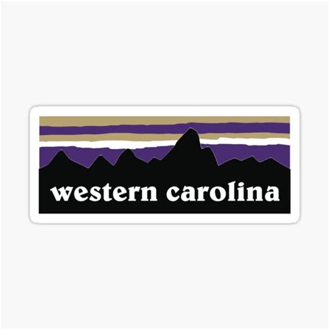 "Western Carolina University" Sticker for Sale by Tristenadams01 ...