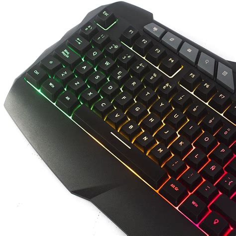 Teclado Gamer Halion Katana Ha K Led Rainbow Halion