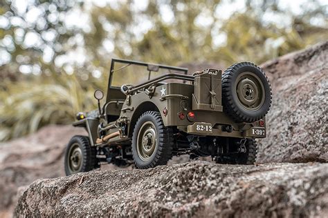 Roc Hobby Willys Mb Scaler Rtr Rc Radio Control Wwii Army Jeep