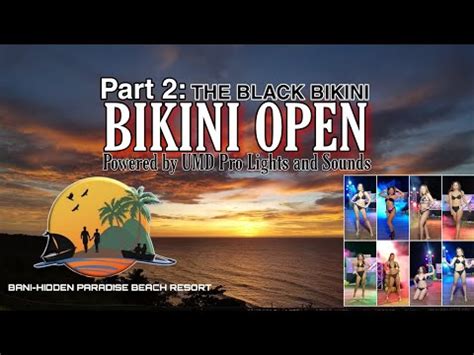 BIKINI OPEN PART 2 The Black Bikini BHPBR No Copyright Infringement Intended YouTube