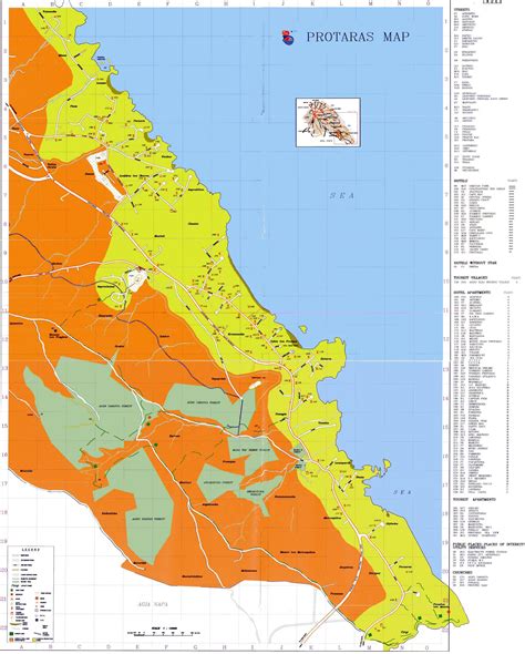 Large Protaras Maps For Free Download And Print High Resolution And