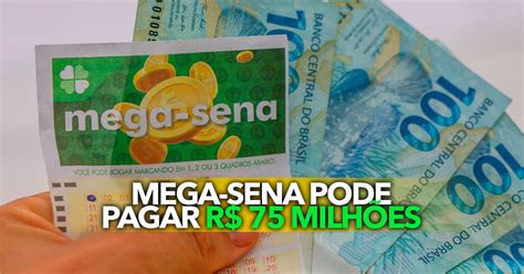 Mega Sena pode pagar R 75 MILHÕES no próximo sorteio veja como jogar