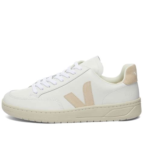 Veja V 12 Leather Sneaker Extra White Sable END US