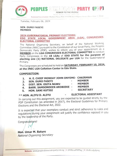 Edo 2024 Massive Fraud Behind Ad Hoc Congress Why Pdp Will Not Be On Ballot Midwestherald