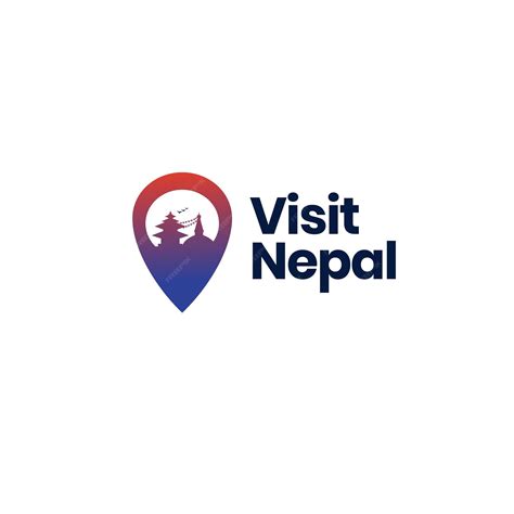 Premium Vector | Visit Nepal Logo