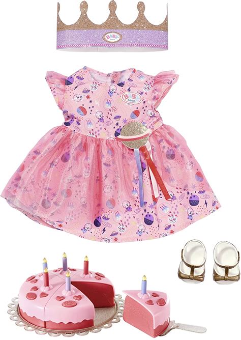 Baby Born Deluxe Happy Birthday Set 43cm 830789 Toptoy