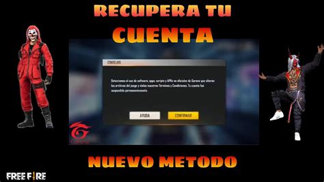 CÓMO DESBANEAR mi CUENTA de free fire cómo recuperar tu cuenta de