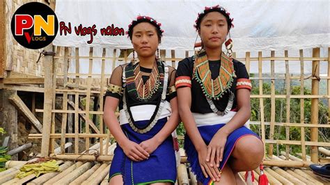 Lifestyle And Showcasing The Traditional Attire Of The Konyak Naga