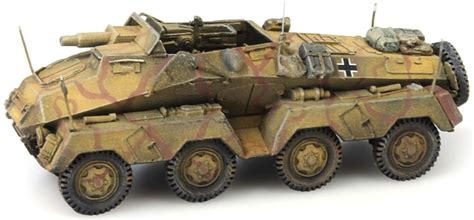 Artitec 387142 German Army Sd Kfz 233 8 Rad 75 Mm Kanonne