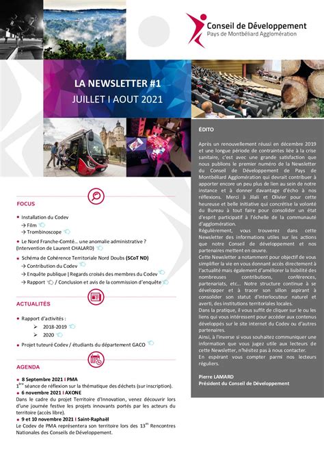 Calaméo Newsletter été 2021