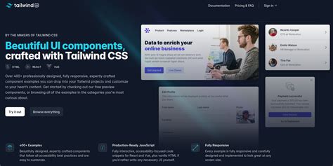 10 Tailwind CSS Components That You Can Use To Get Started Quickly