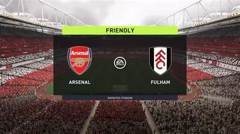 Fifa 22 Arsenal Vs Fulham Premier League Prediction Youtube