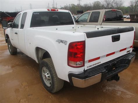 2011 Gmc 2500 Hd Pick Up Vin Sn 1gt22zcgxbz445960 4x4 Ext Cab Gas Engine A T