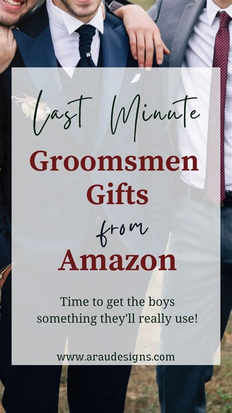 Last Minute Groomsmen Ts For Your Wedding Day Araudesigns Wedding