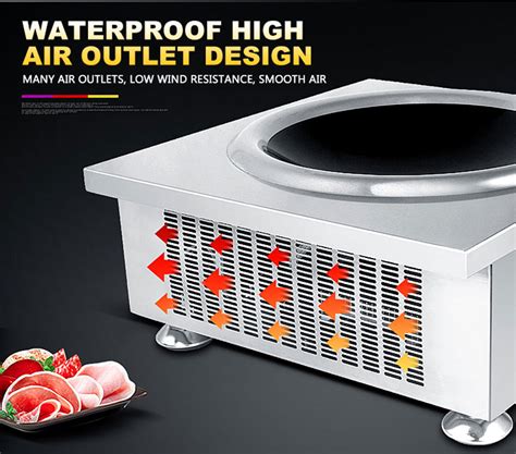 Commercial Kitchen Induction Cooker 6000w Concave High Power Explosive Stove Kitchen Hotel Hotel