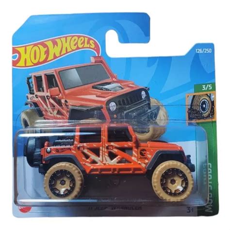 Hot Wheels T Hunt Jeep Wrangler 2017 Lote F Raro Parcelamento Sem Juros