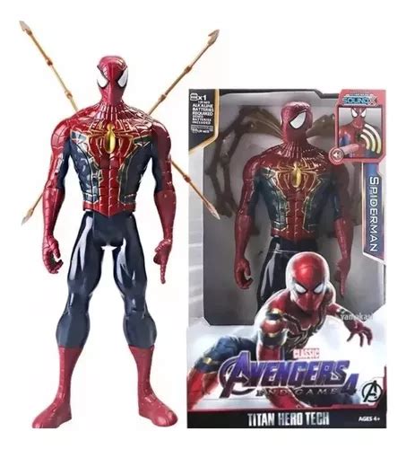 Boneco Homem aranha 30cm Spider Man Garras Marvel Morte Subi Frete grátis