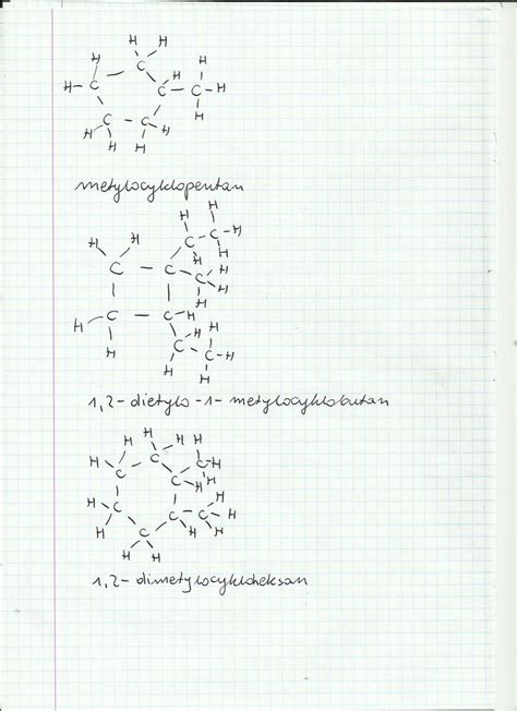 1 Narysuj Wzory Strukturalne Brainly Pl