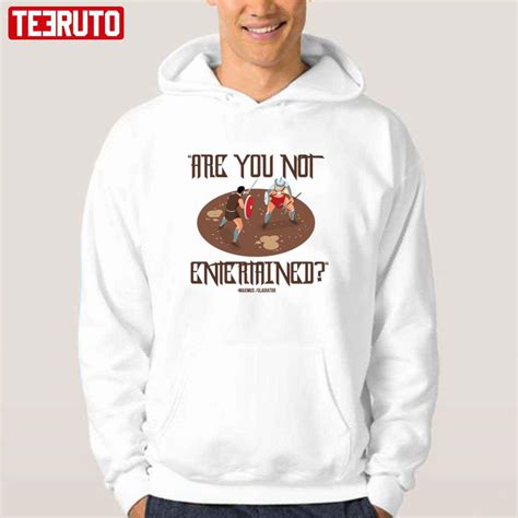 Quote Are You Not Entertained Gladiator Maximus Unisex T Shirt Teeruto