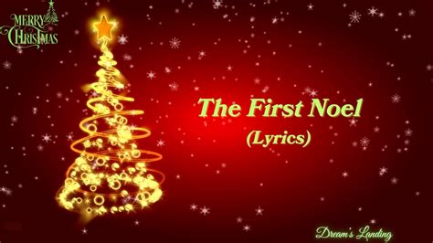 The First Noel Lyrics Best Christmas Songs Of All Time Youtube