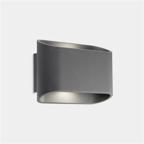 Mantra Solden Led L Mpara Aplique Vertical Gris Oscuro