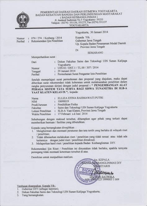 Contoh Surat Penelitian Rekomendasi Dari Dinas Ke Kecamatan Surat Dinas Desain Contoh Surat