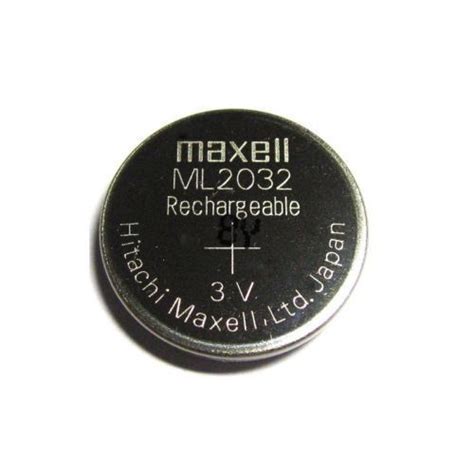 Maxell ML2032 2032 One Single Li Ion Rechargeable Coin Cell Battery 3V