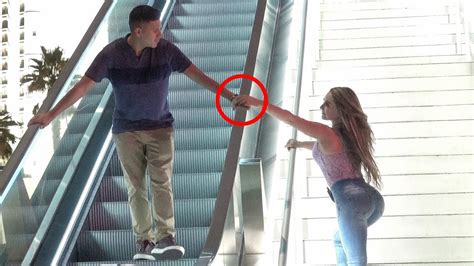 Hand Touching On The Escalator Prank Part 2 Youtube