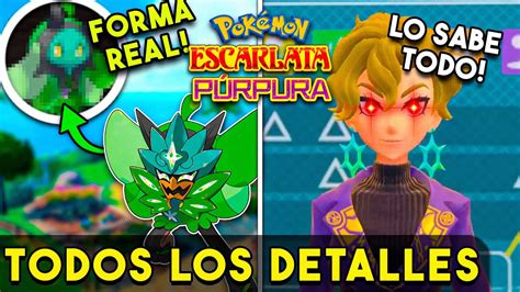 TODOS LOS DETALLES DE LA MÁSCARA TURQUESA DLC Pokémon Escarlata y