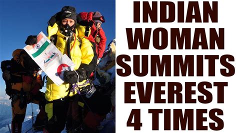 Indian Woman Anshu Jamsenpa Summits Mount Everest For Record 4th Time