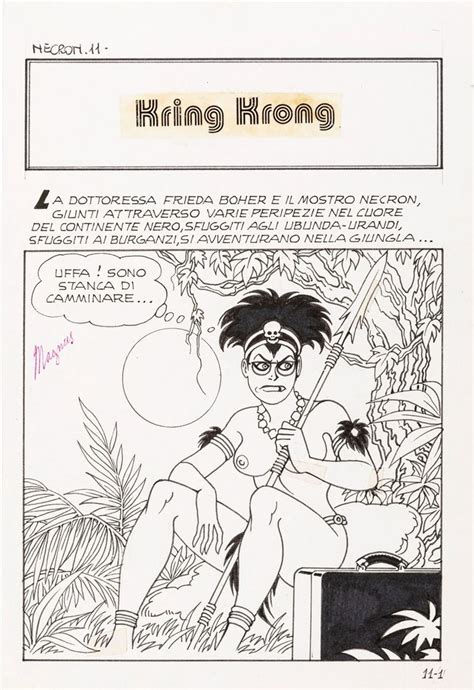 Magnus Roberto Raviola Necron Kring Krong Fumetti Tavole