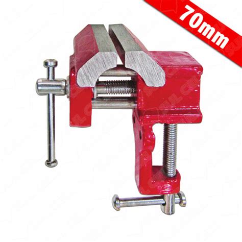 Mini Torno de Bancada Aço Base Fixa Morsa 70mm BFH1878 Mini Torno