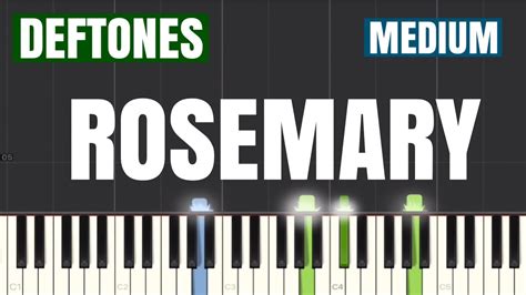 Deftones Rosemary Piano Tutorial Medium Youtube