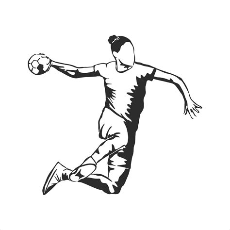 Dibujo Vectorial De Balonmano 11094373 Vector En Vecteezy